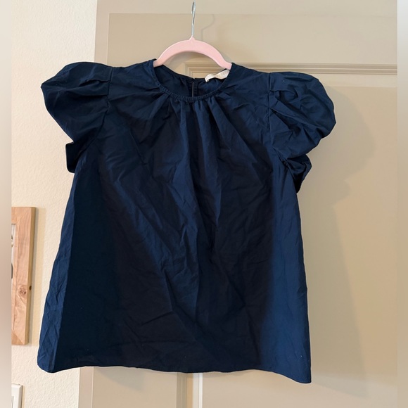 Ulla Johnson Iren Top Navy - Size 4 - Picture 2 of 5